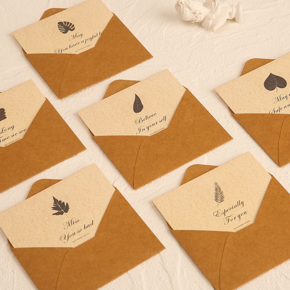 Set thiệp vintage, xinh xắn làm quà tặng kèm dịp sinh nhật, giáng sinh, các ngày lễ, ngày kỉ niệm