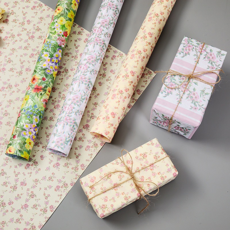 Giấy gói quà sinh nhật, giấy gói quà vintage nhiều mẫu xinh xắn dễ thương