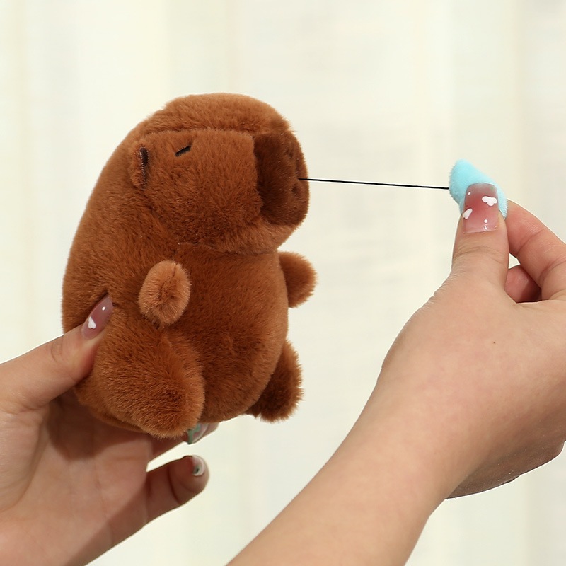 Quà tặng móc khóa hình Gấu Capybara dễ thương nhiều hình dạng, màu sắc