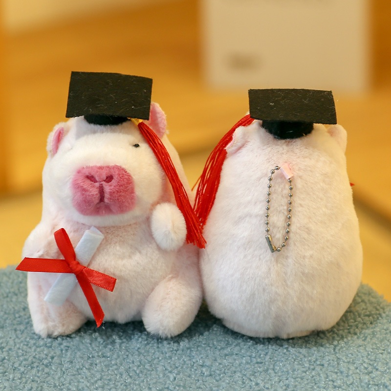 Quà tặng móc khóa hình Gấu Capybara dễ thương nhiều hình dạng, màu sắc