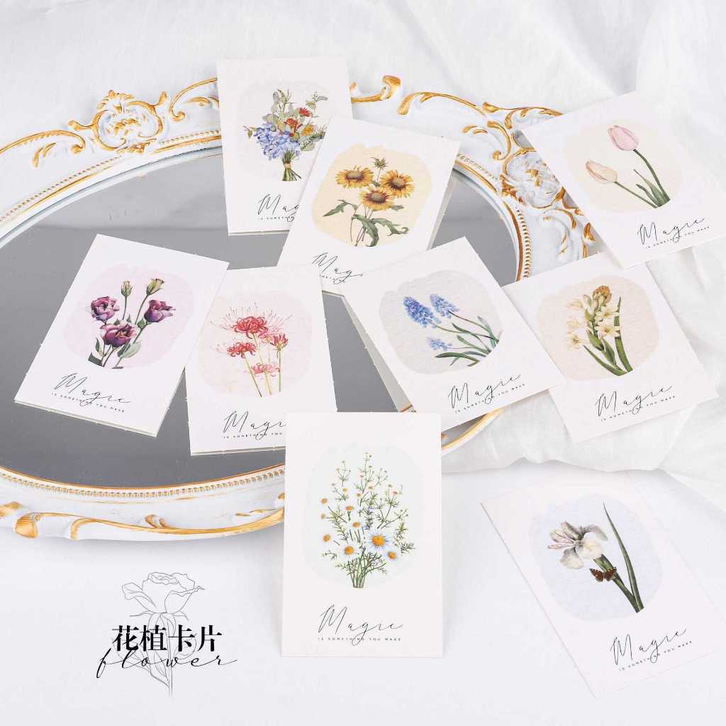 Set Thiệp Cashmere vintage xinh xắn tặng kèm dịp sinh nhật, ngày kỉ niệm