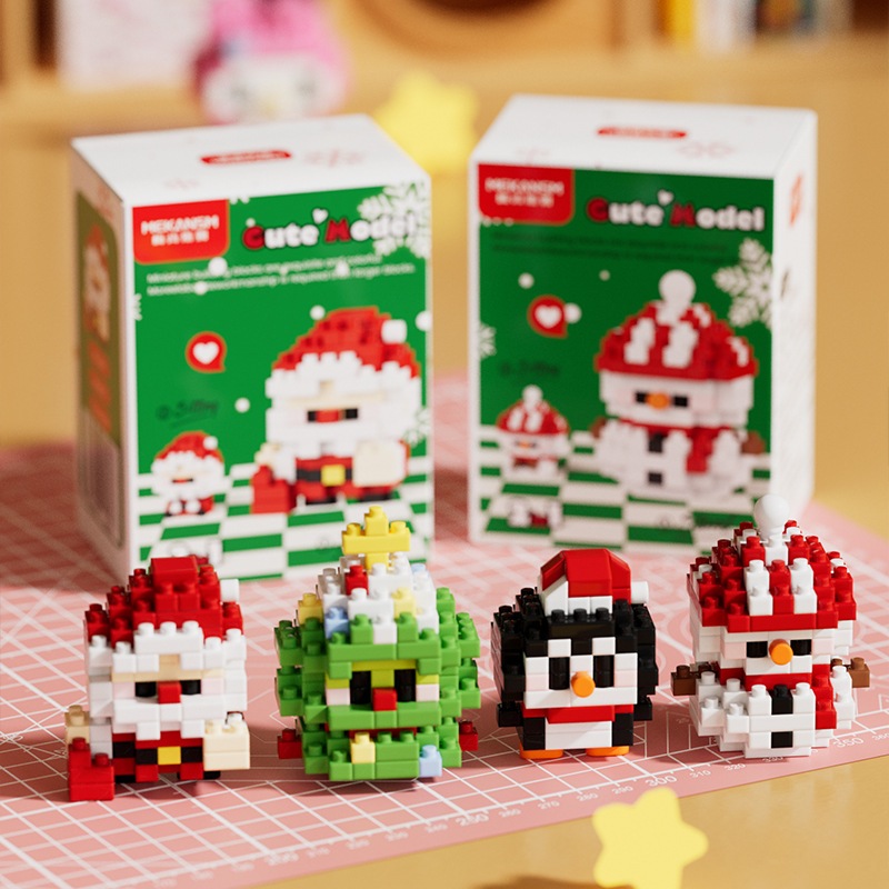 Sản phẩm Láp ráp NOEL cute mode tặng giáng sinh, tặng người yêu