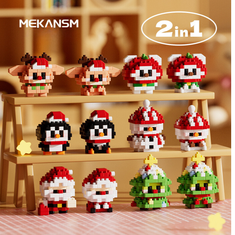 Sản phẩm Láp ráp NOEL cute mode tặng giáng sinh, tặng người yêu