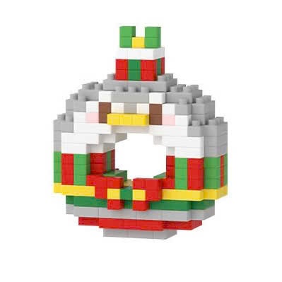 Quà tặng mô hình lắp ráp Bộ 4 vòng nguyệt quế Noel may mắn quà tặng noel, quà tặng người yêu