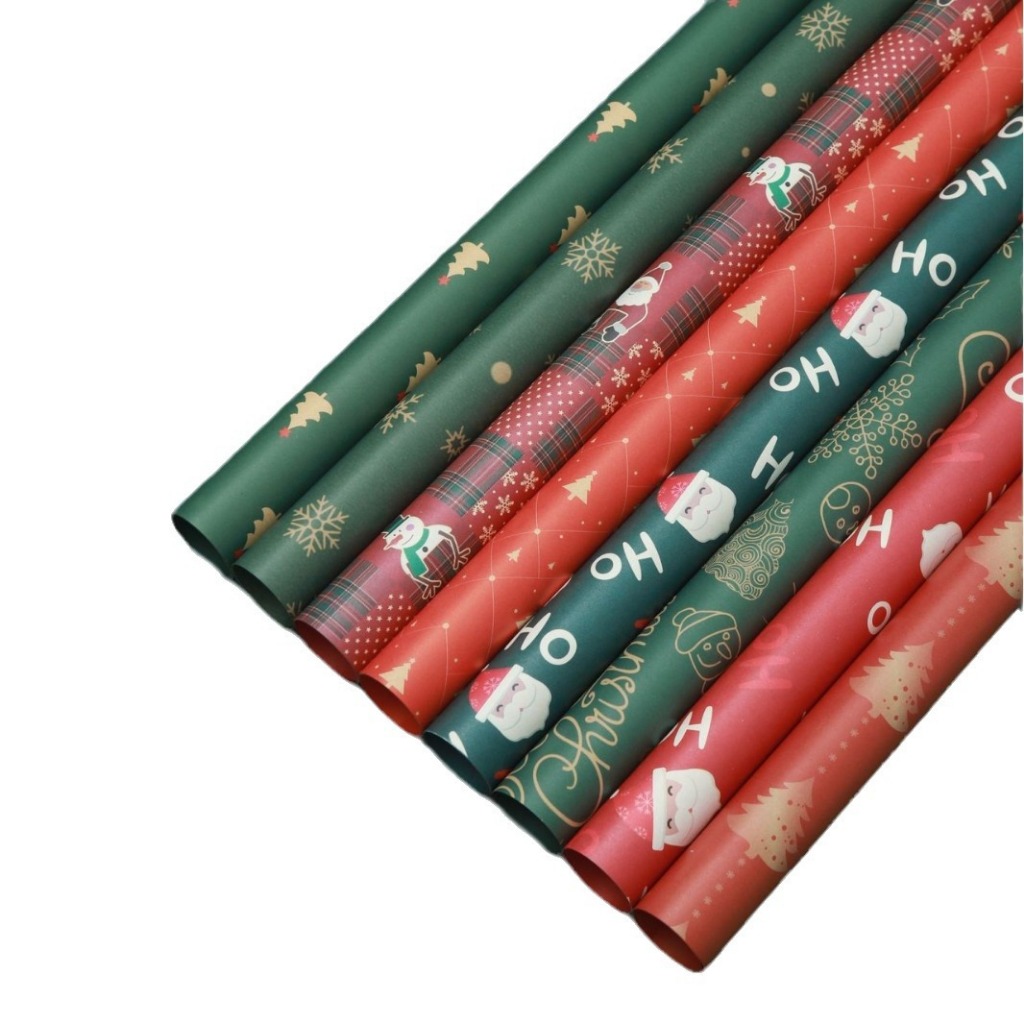 Giấy gói quà noel, giấy gói quà giáng sinh nhiều màu sắc xinh xắn dễ thương