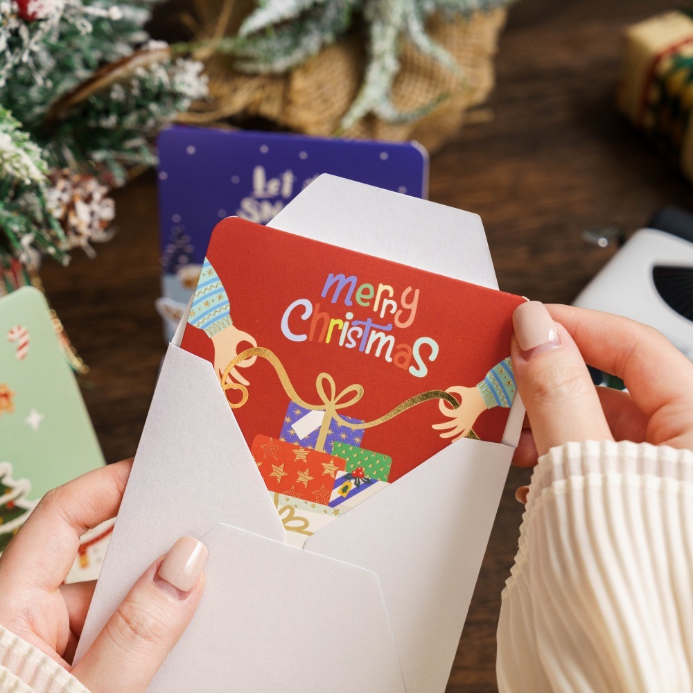 Set Thiệp noel 3D xinh xắn tặng người yêu, tặng bạn bè