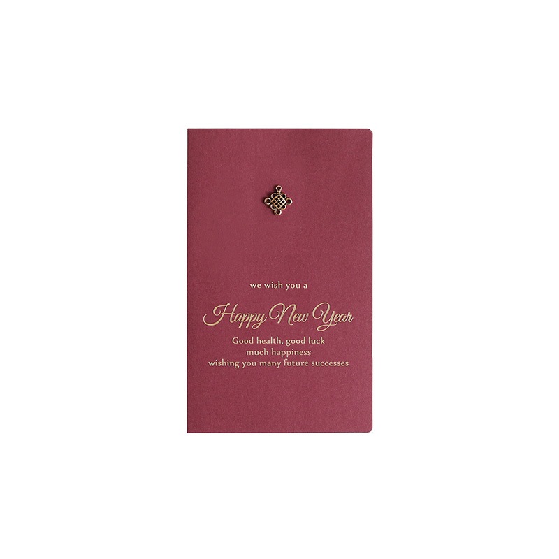 Set Thiệp TẾT gồm Bao thư, Thiệp đính charm và Giấy viết xinh xắn