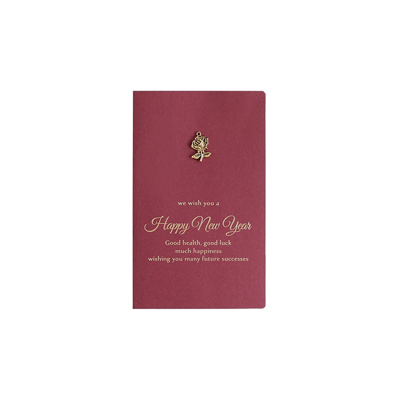 Set Thiệp TẾT gồm Bao thư, Thiệp đính charm và Giấy viết xinh xắn