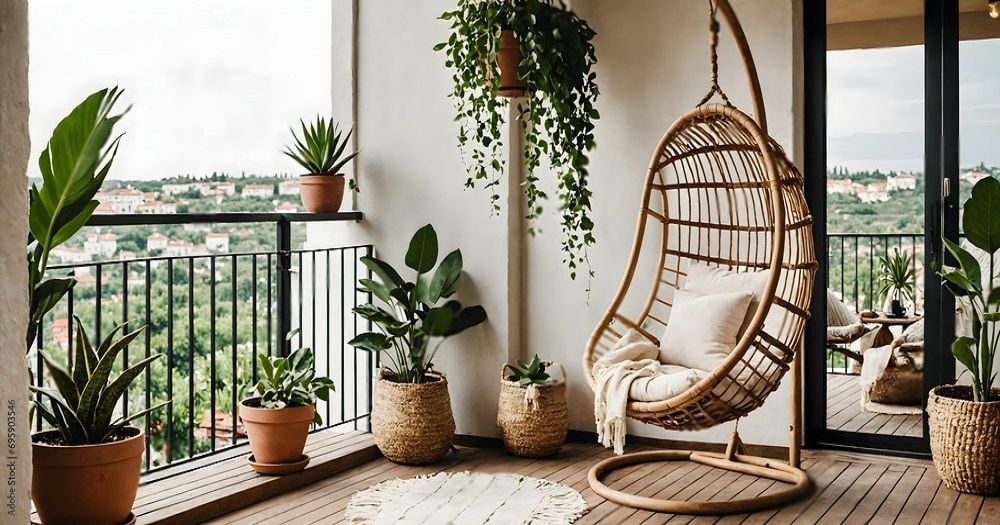 Trang trí chậu cây decor ngoài sân vườn