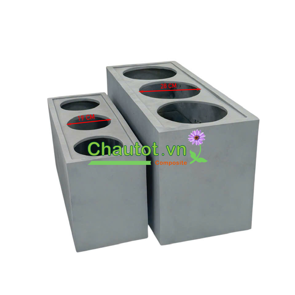 Chậu Composite Chữ Nhật BAOBINH - CT2085