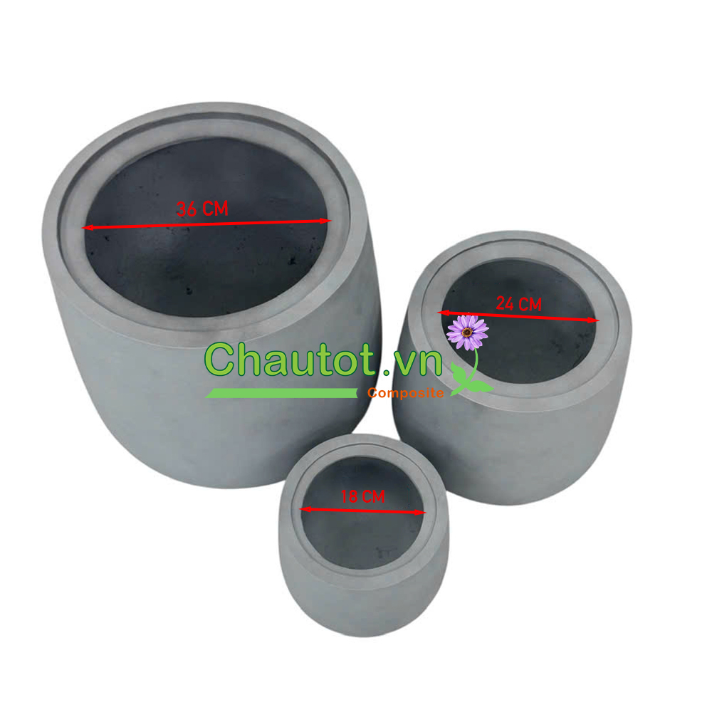 Chậu Composite Tròn BAOBINH - CT2086