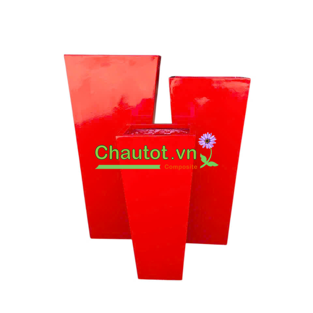 Chậu Composite Vuông Vót BAOBINH - CT2082