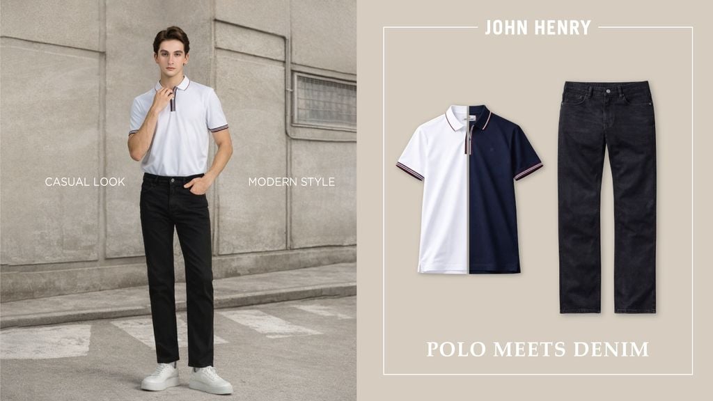 POLO MEETS DENIM | Sự Kết Hợp Trẻ Trung, Linh Hoạt Cho Phong Cách Mỗi Ngày