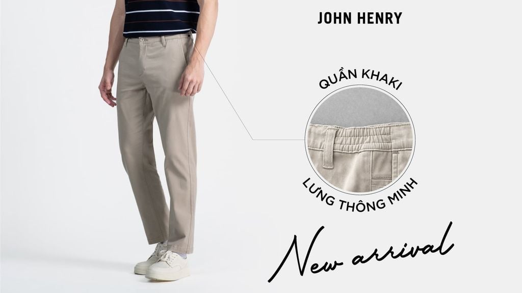 NEW ARRIVAL | SMART WAIST KHAKI PANTS - Quần Khaki Lưng Thông Minh Thoải Mái Cho Mỗi Ngày