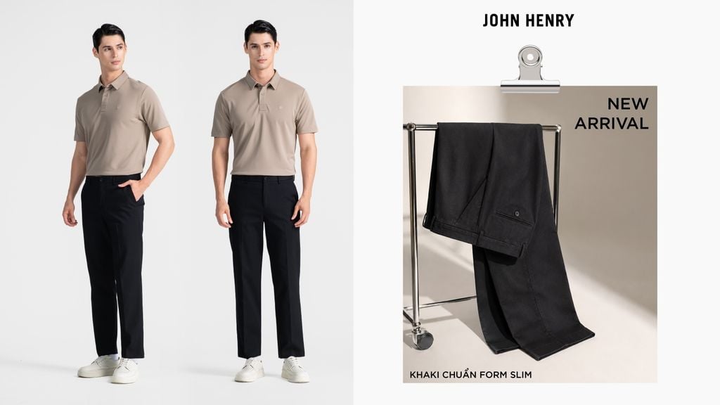 NEW ARRIVAL | Quần Khaki Form Slim Cho Phong Cách Hiện Đại