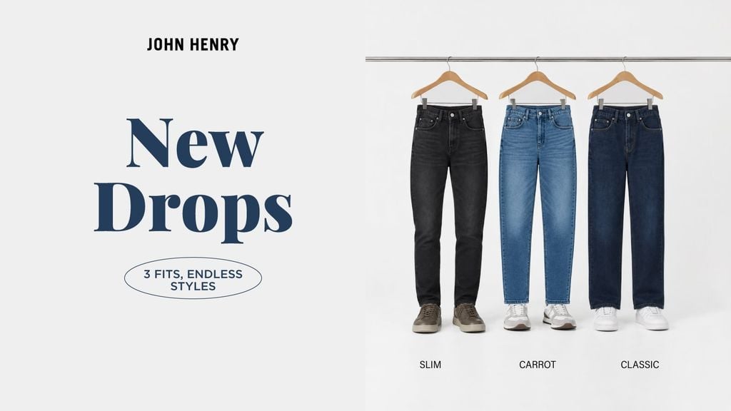 NEW DROPS | 3 FITS, ENDLESS STYLES