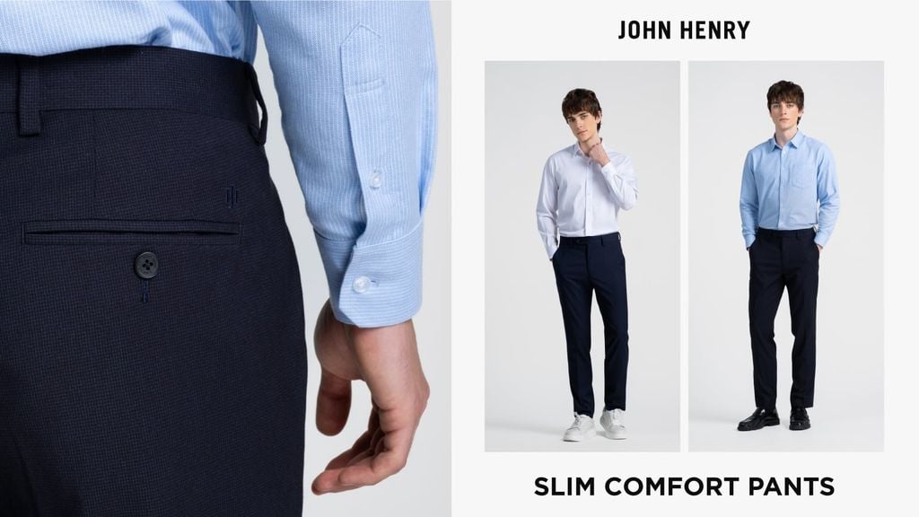 SLIM COMFORT PANTS | Quần Slim Comfort Gọn Gàng, Thoải Mái Cho Mỗi Ngày