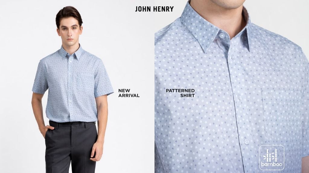 NEW ARRIVAL | PATTERNED SHIRT - Sơ Mi Họa Tiết Tinh Tế Cho Phong Cách Linh Hoạt