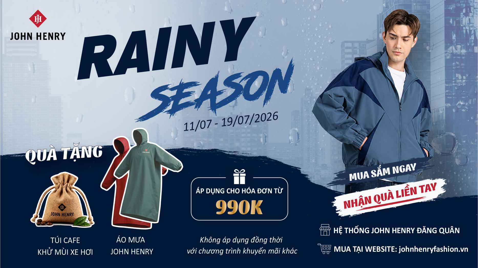 🌟 RAINY SEASON – SĂN DEAL QUÀ TẶNG THÁNG 7 🌟
