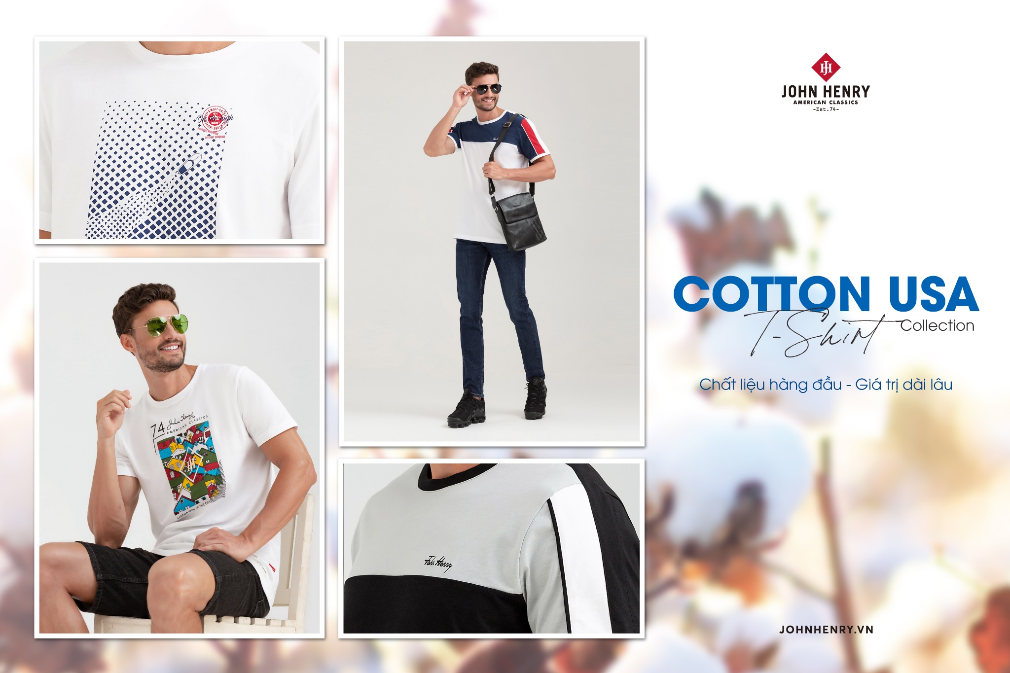 Cotton USA là gì? Ứng dụng của Cotton USA trong nhãn hàng thời trang JOHN HENRY