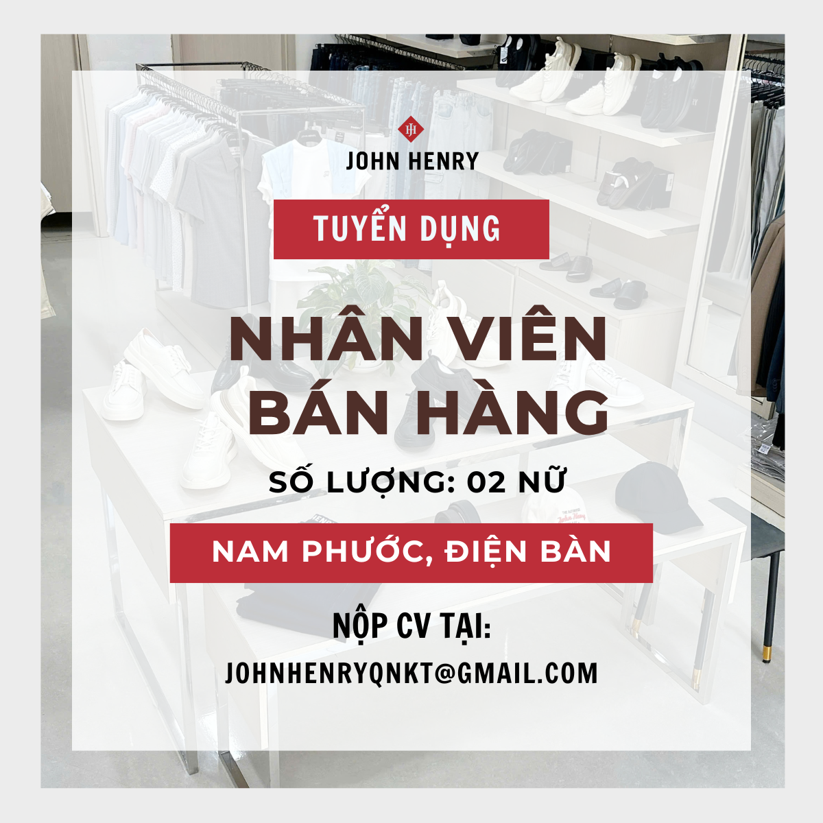 TUYỂN DỤNG NHÂN VIÊN BÁN HÀNG TẠI NAM PHƯỚC