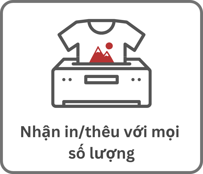Nhận in/thêu với mọi số lượng