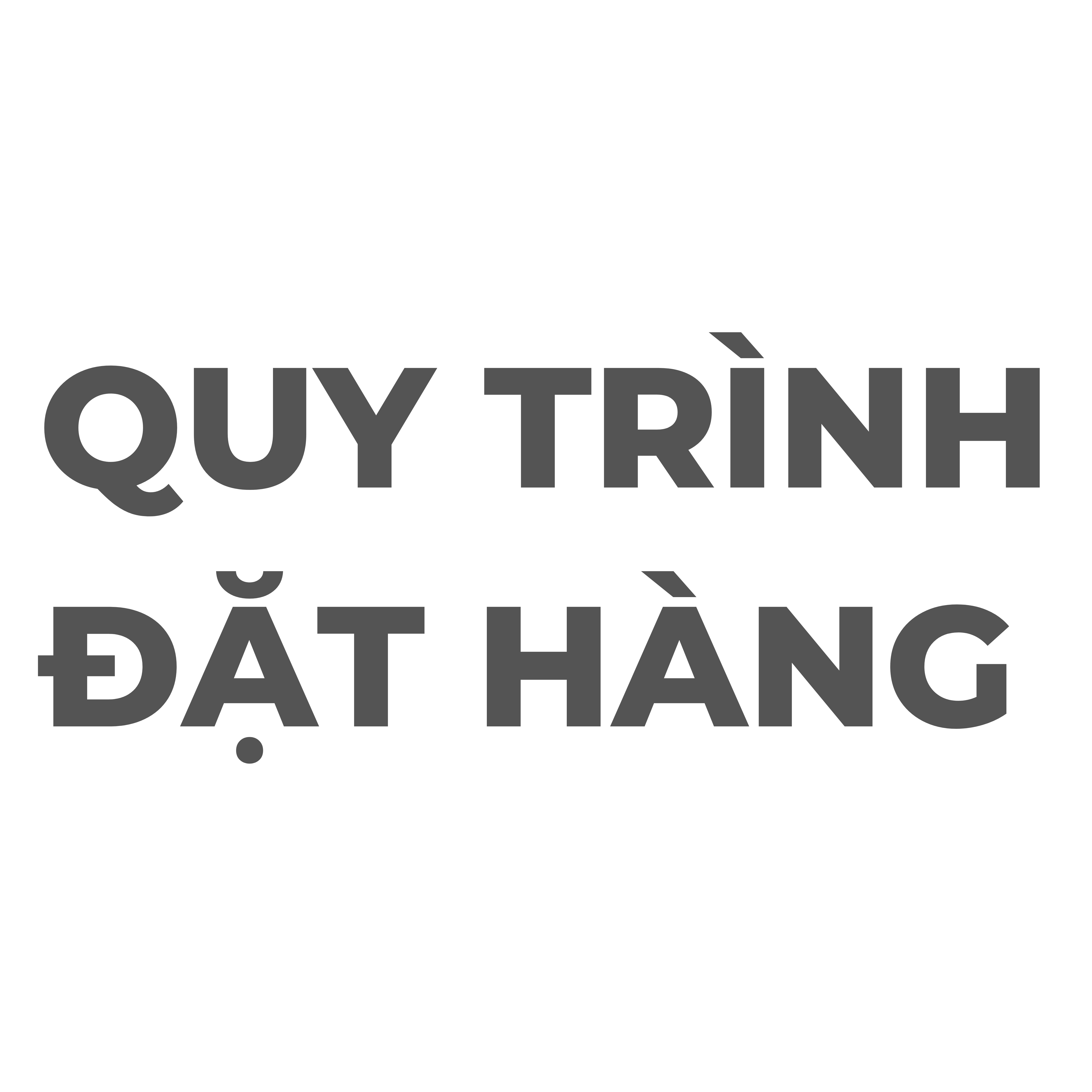 Quy trình đặt hàng
