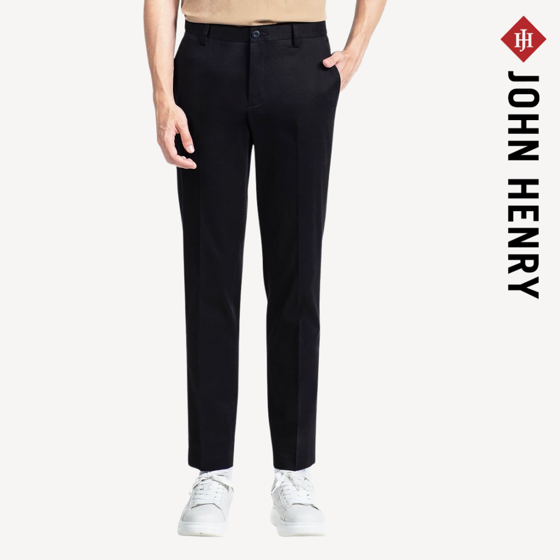 Quần Khaki Tăng Đơ Chống Nhăng Form Vừa