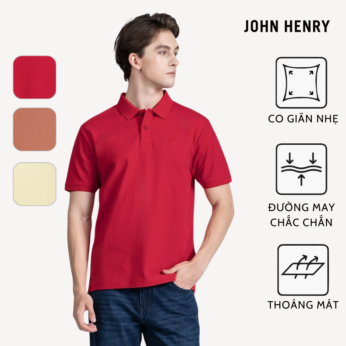 Áo Polo Tay Ngắn Form Vừa