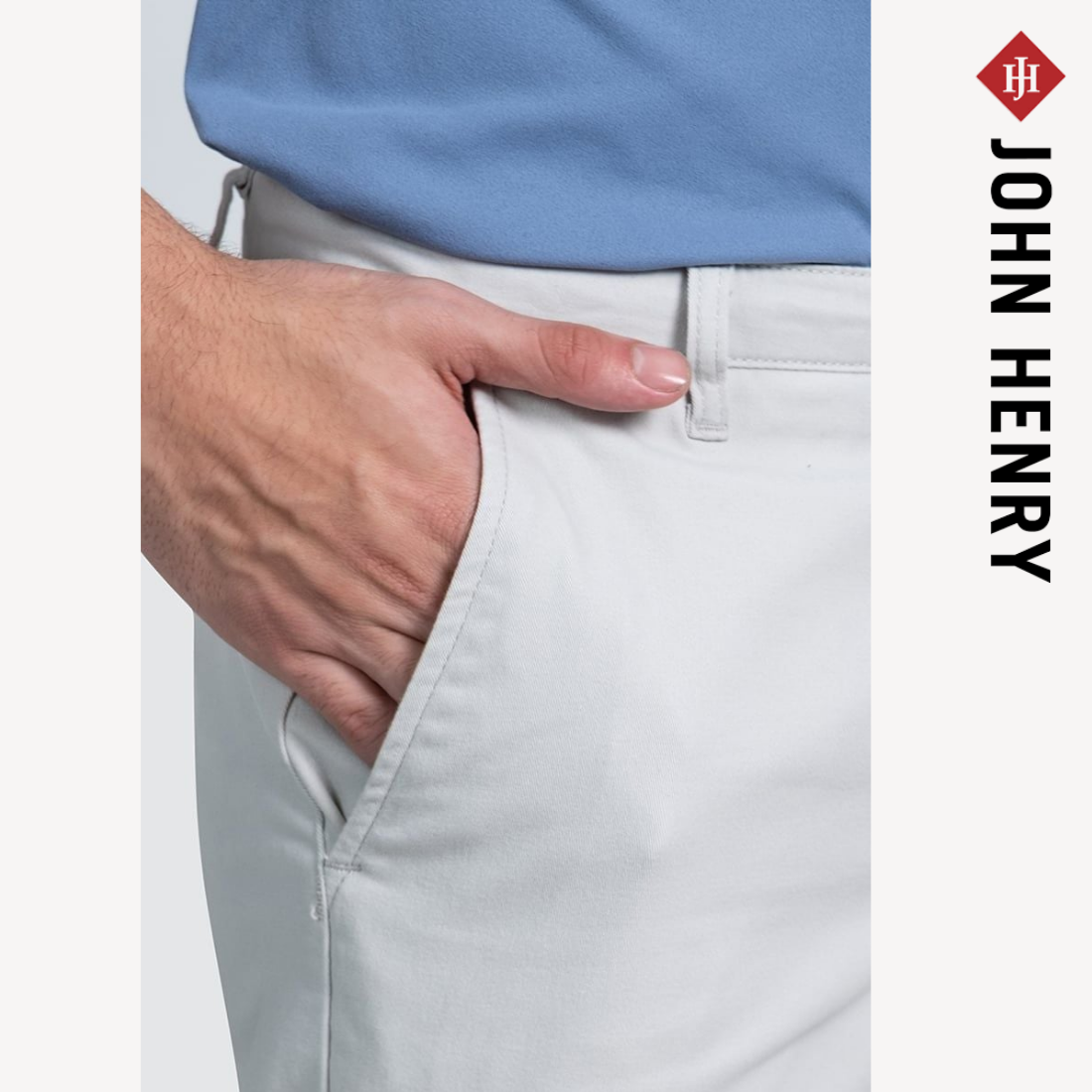 Quần Khaki Nam Basic Thanh Lịch