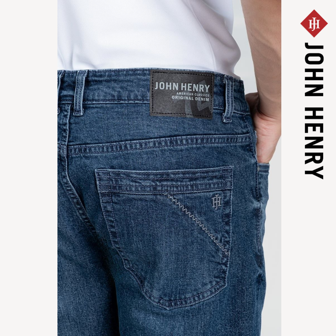 Quần Jeans Nam Regular Form Vừa