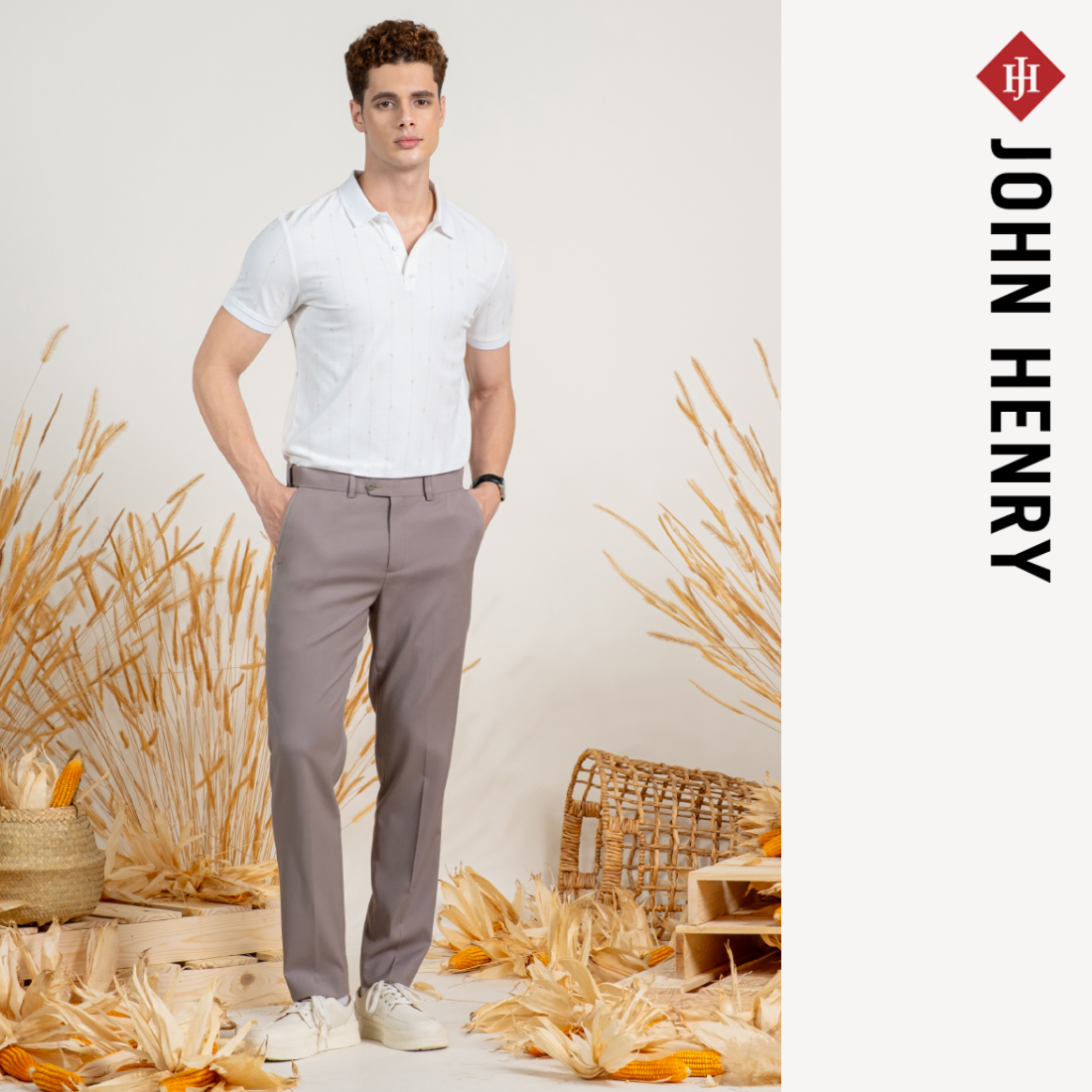 Áo Polo Nam Trẻ Trung Form Ôm