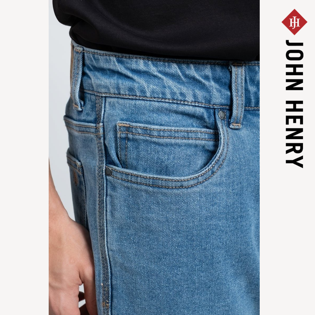 Quần Jeans Nam Regular Form Vừa