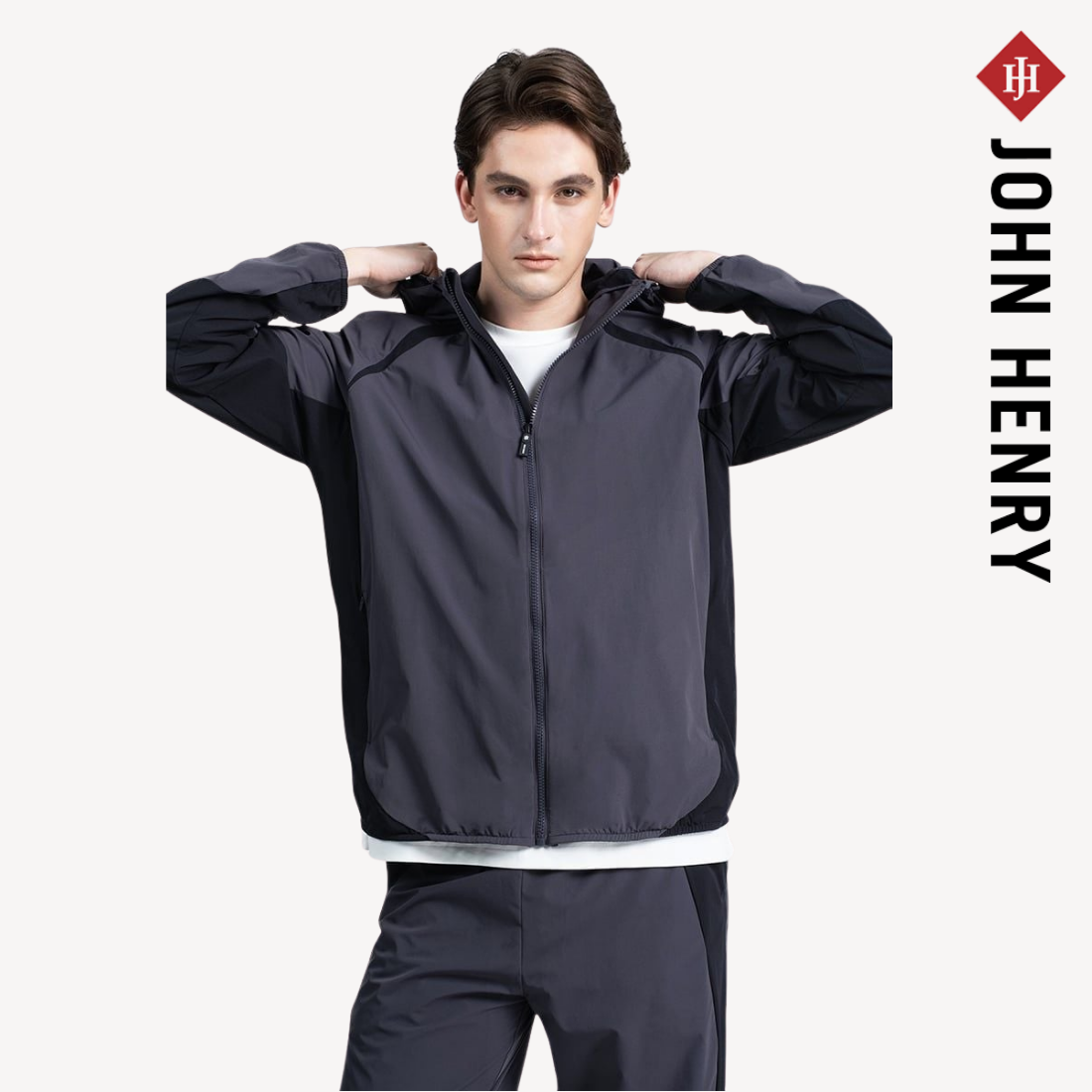 Áo Khoác Nam Phao Mỏng Năng Động
