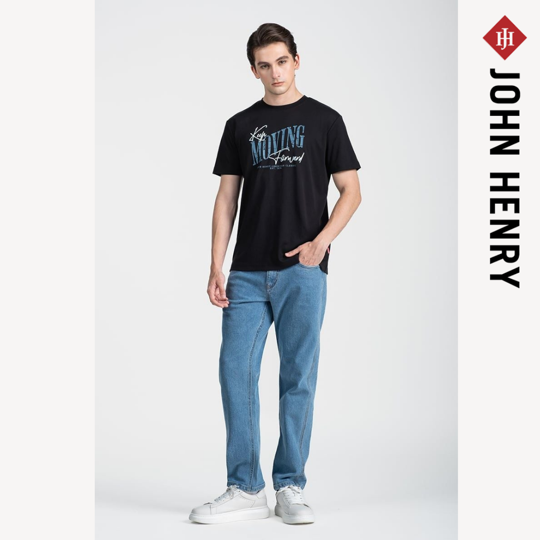 Quần Jeans Nam Regular Form Vừa