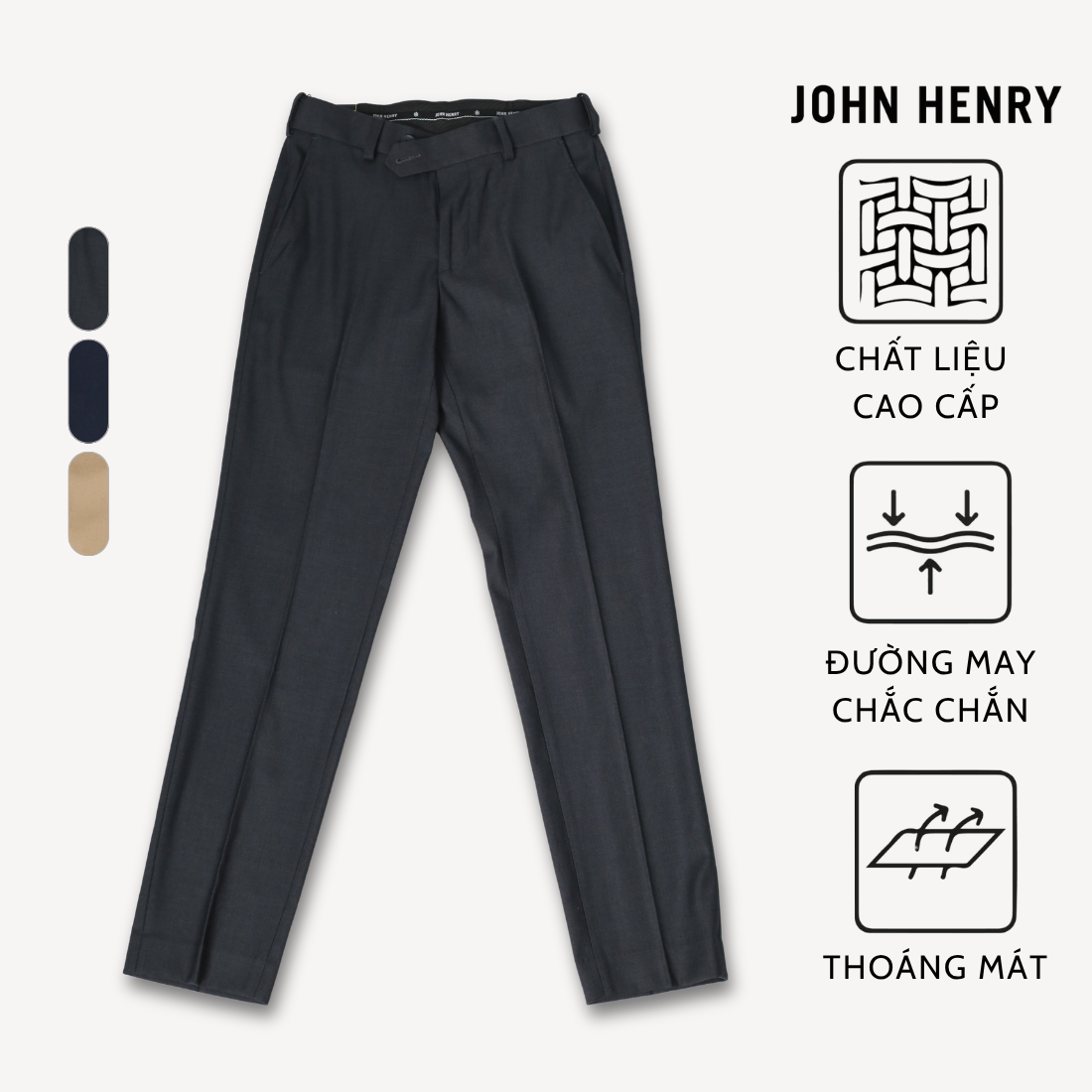 Quần Tây Nam Lưng Thông Minh Form Ôm