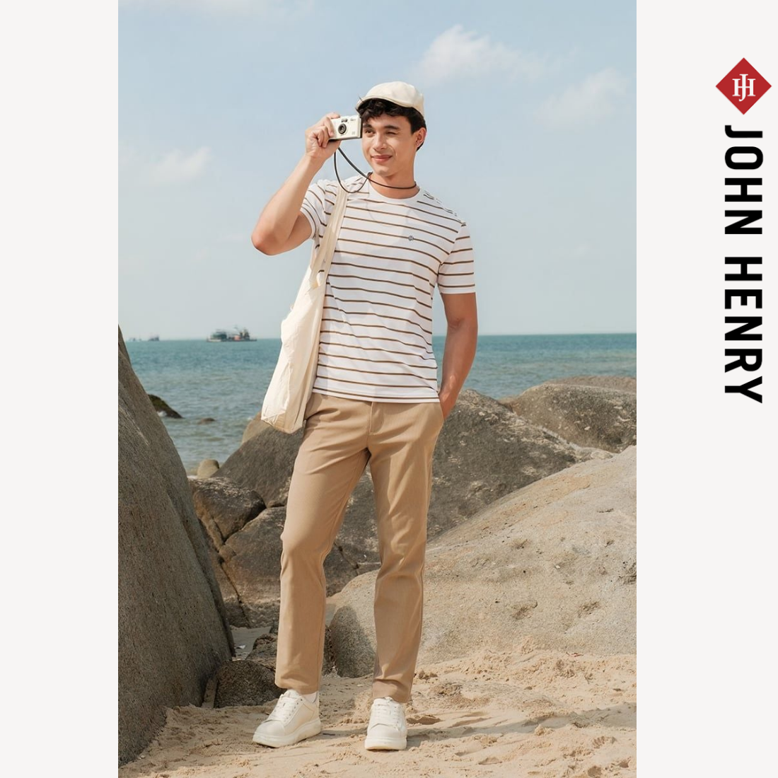 Quần Khaki Nam Basic Thanh Lịch