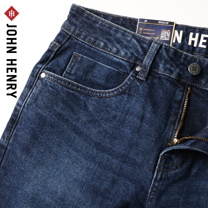 Quần Jeans Nam Regular Form Vừa