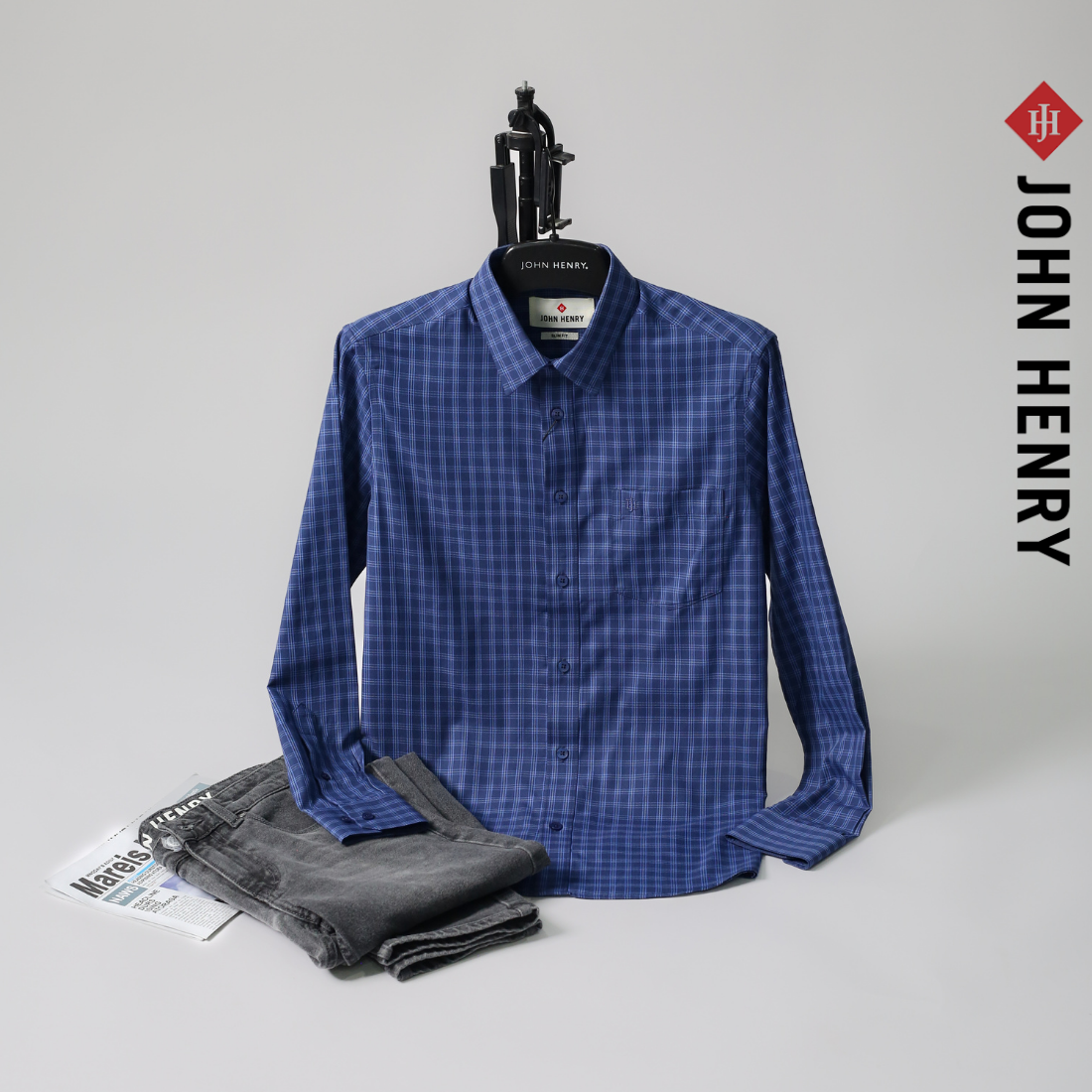 Áo Sơ Mi Nam Tay Dài Công Sở Vải Bamboo