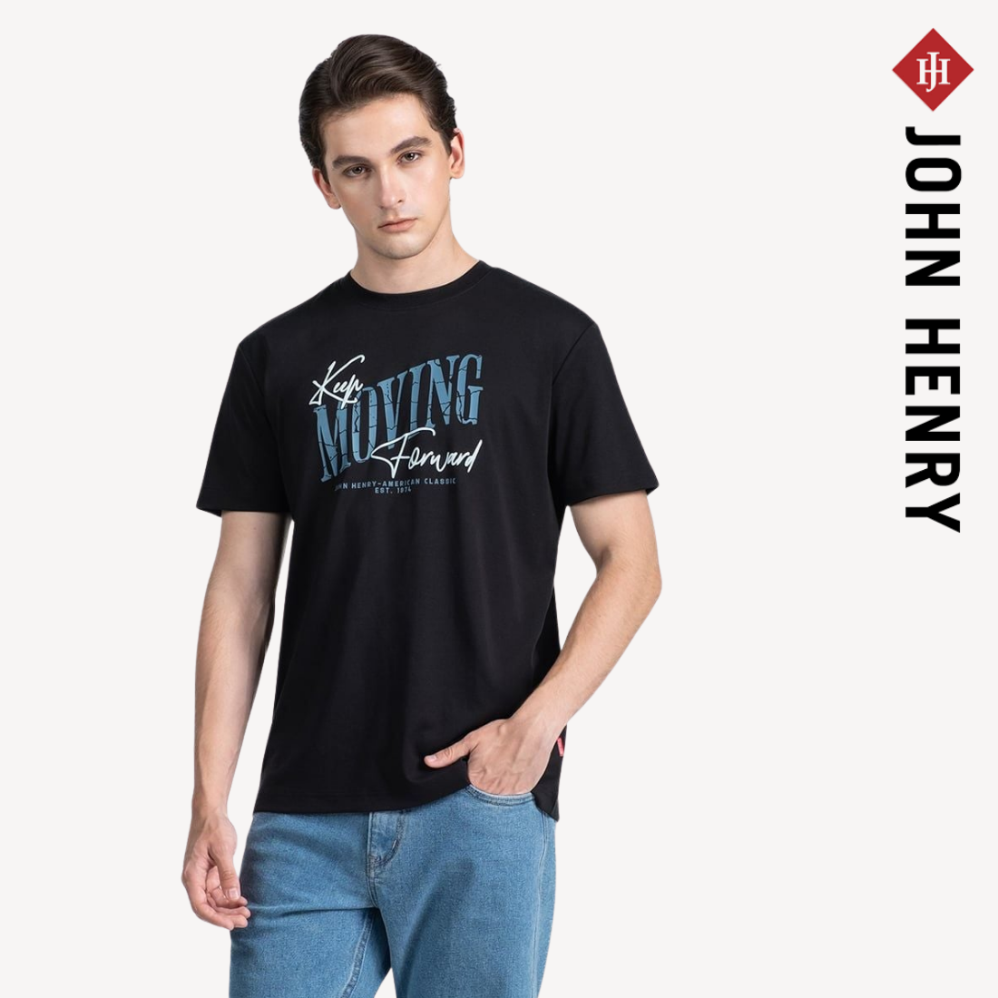 Áo Thun Nam Tay Ngắn Form Vừa