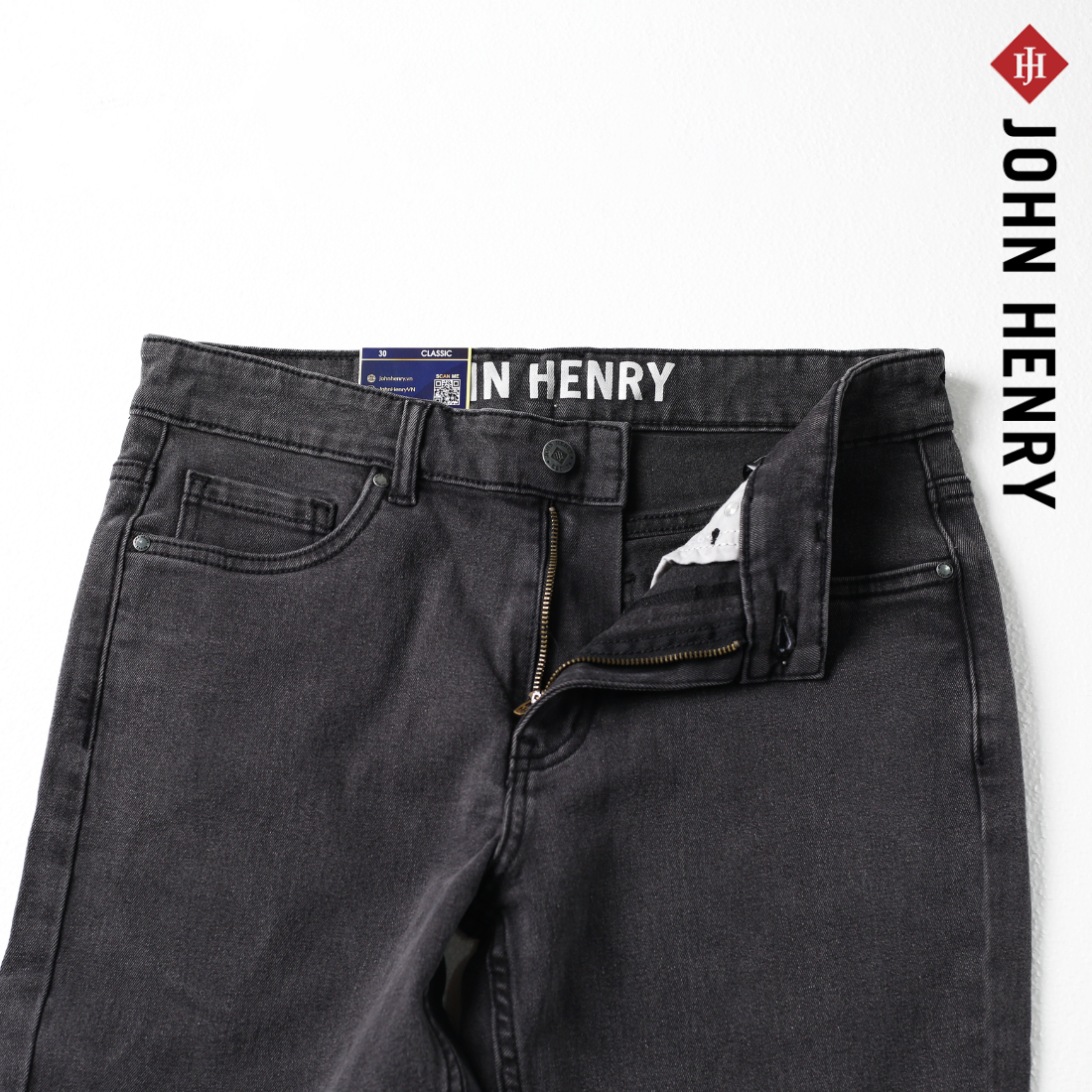 Quần Jeans Nam Classic Form Rộng