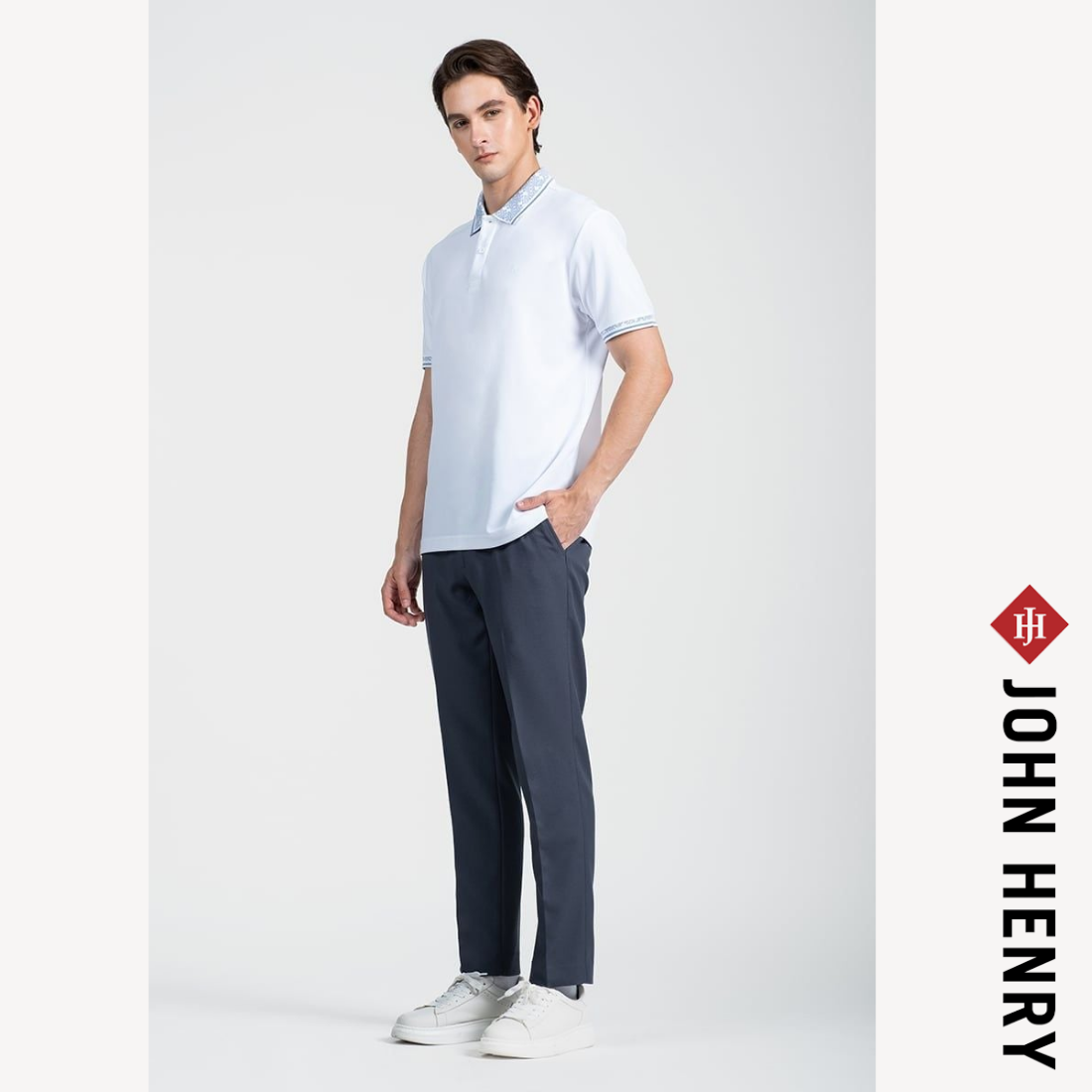 Áo Polo Tay Ngắn Thoáng Mát Form Vừa