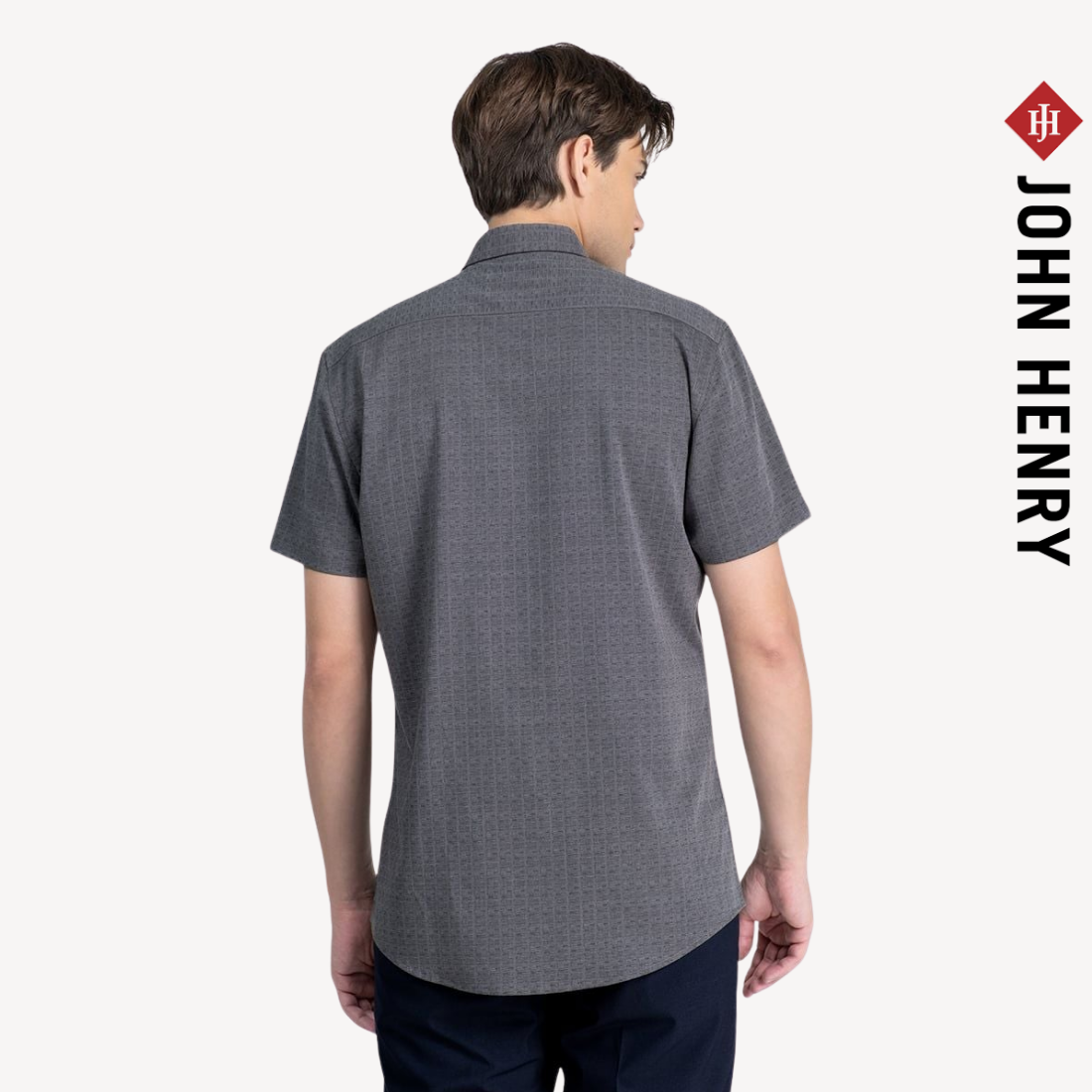 Áo Sơ Mi Nam Công Sở Tay Ngắn Vải Sợi Tre