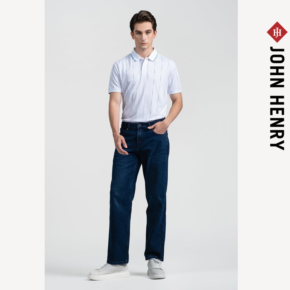 Quần Jeans Nam Classic Form Rộng