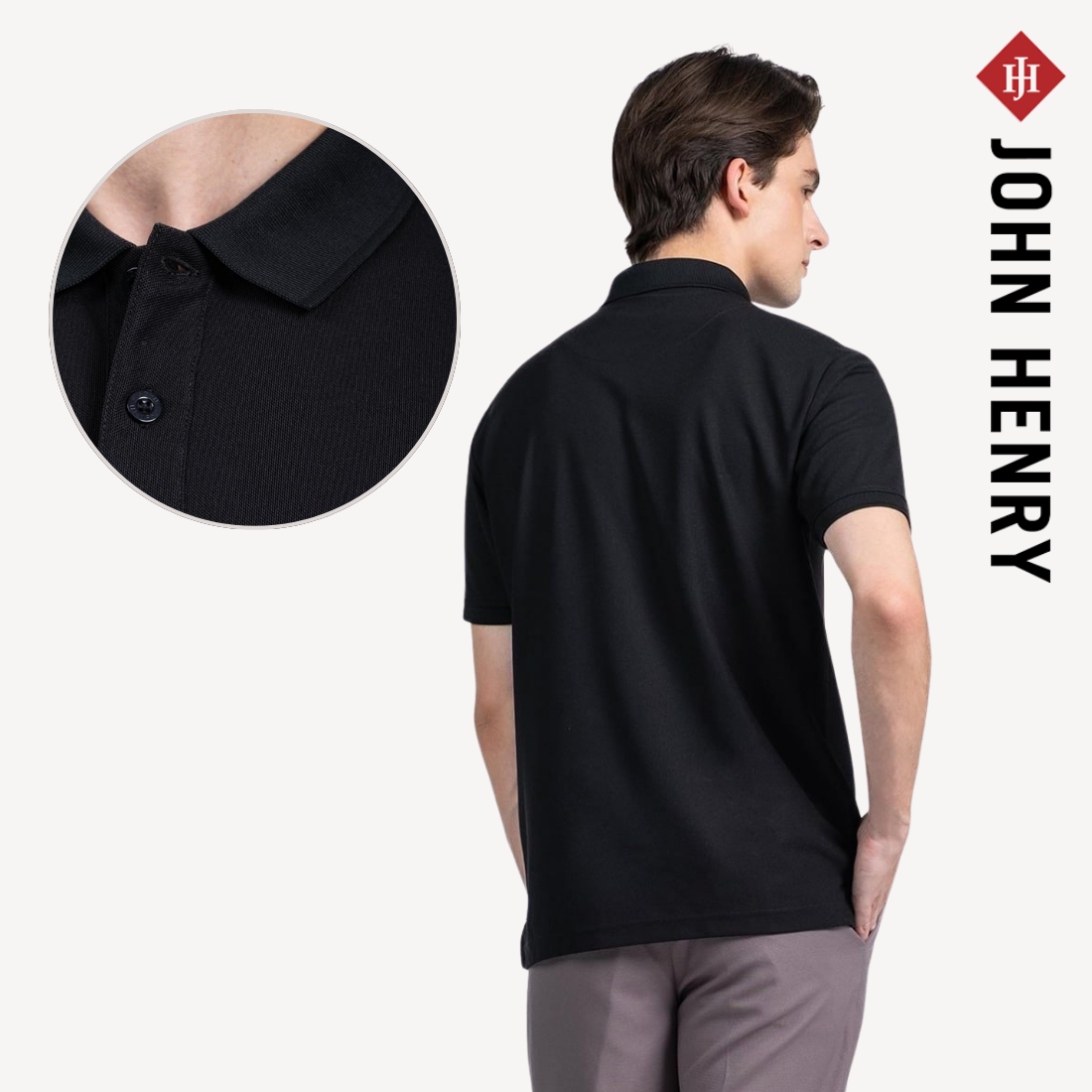 Áo Polo Tay Ngắn Thoáng Mát Form Vừa