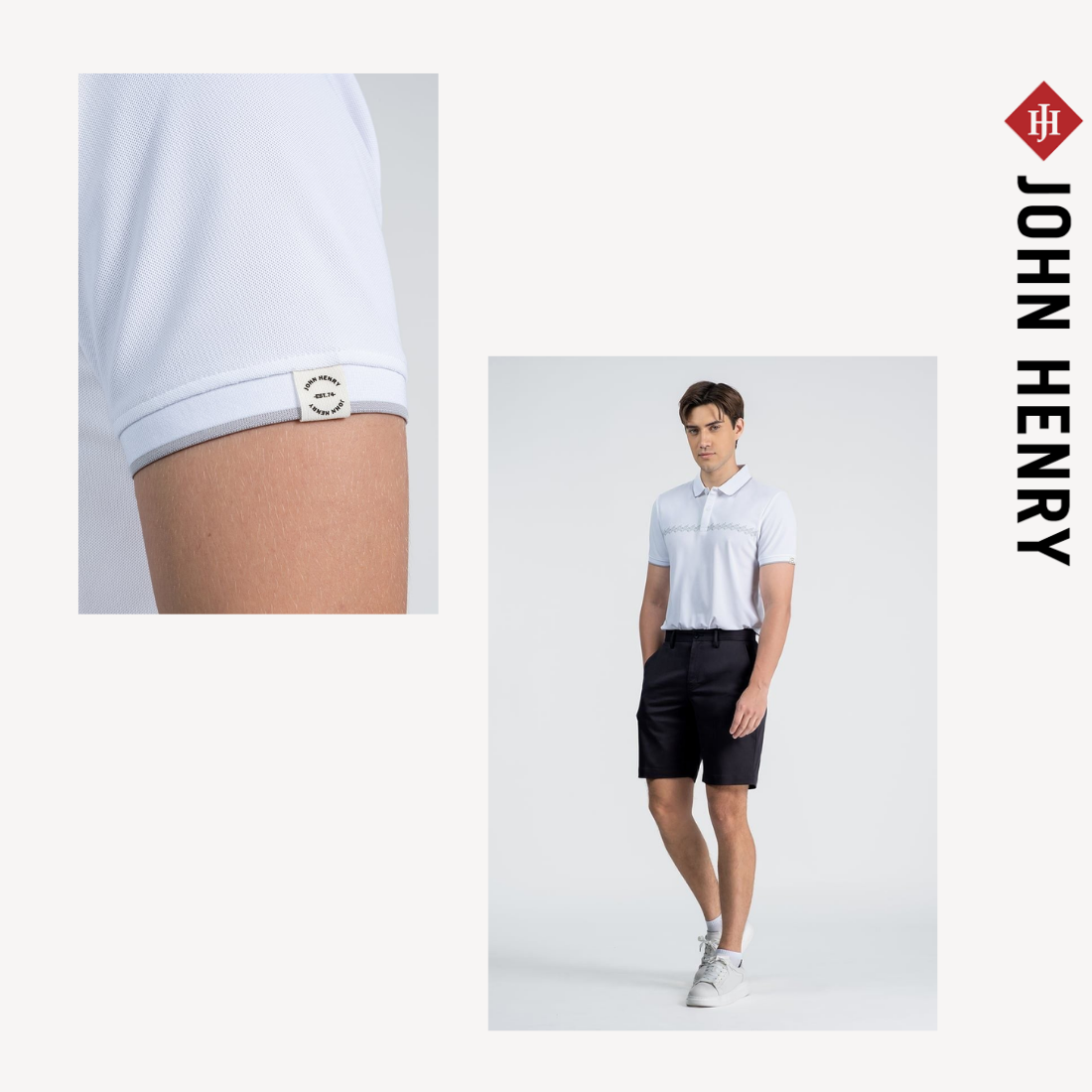 Áo Polo Tay Ngắn Thoáng Mát Form Vừa