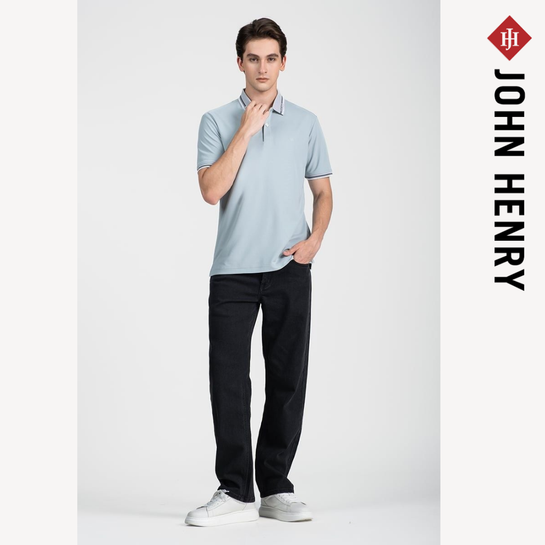 Áo Polo Tay Ngắn Thoáng Mát Form Vừa