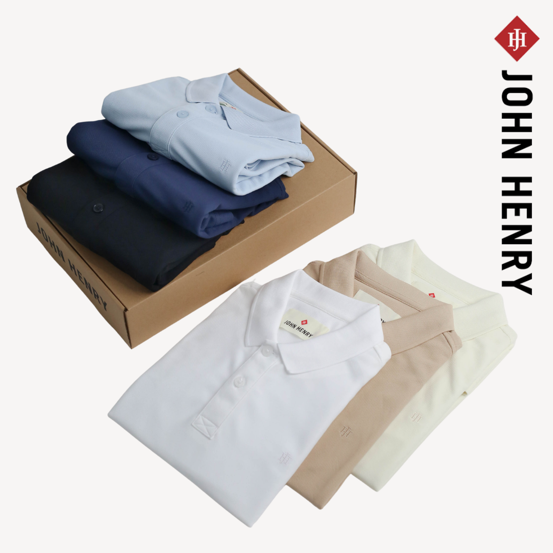 Áo Polo Tay Ngắn Thoáng Mát Form Vừa