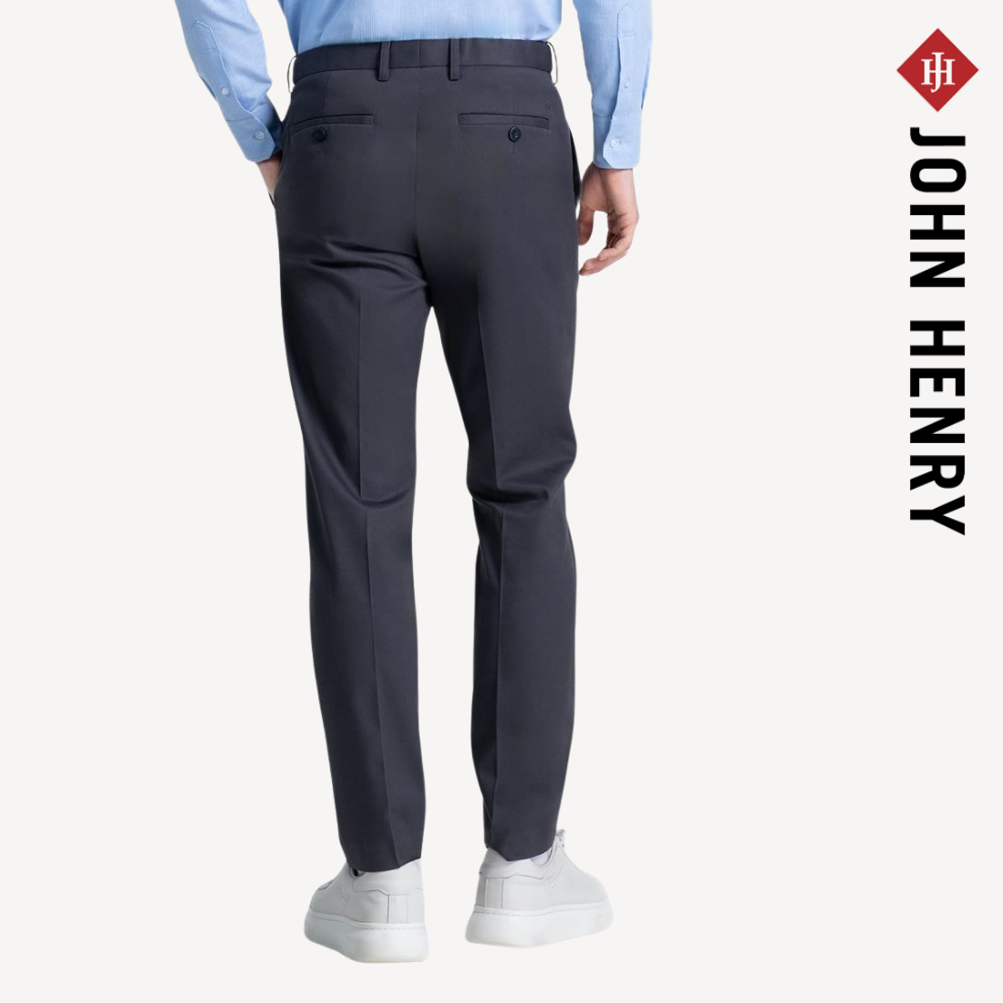 Quần Khaki Tăng Đơ Chống Nhăng Form Vừa