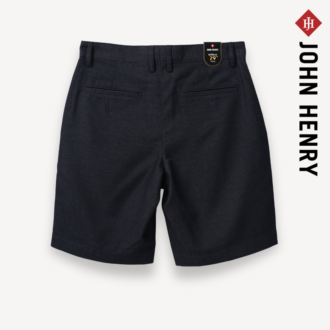 Quần Short Nam Khaki Trên Gối